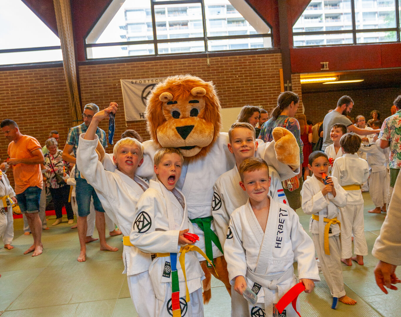 Kids judo training bij Sportschool Herbert in Ede